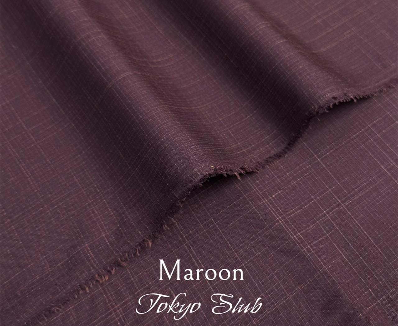 Tokyo Slub Maroon